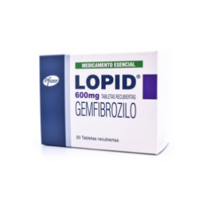 Lopid 600 Mg X 20 Tabletas Recubiertas - Lopid