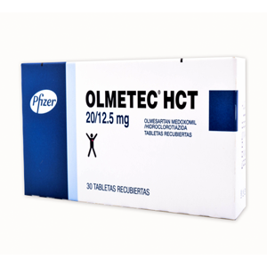 Olmetec Hct 20/12.5 Mg Caja X 30 Tabletas Recubiertas - Olmetec