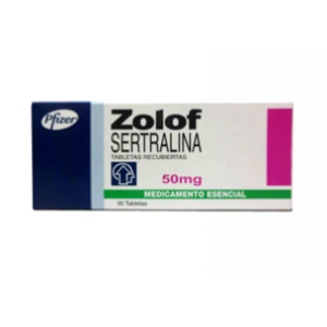 Zolof 50 Mg Caja X 30 Tabletas Recubiertas - Pfizer