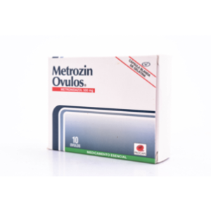 Metrozin 500 Mg Caja X 10 Ovulos - Metrozin