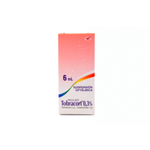 Tobracort 0,03% Suspension Oftalmica Gotas Frasco X 6 Ml - Tobracort