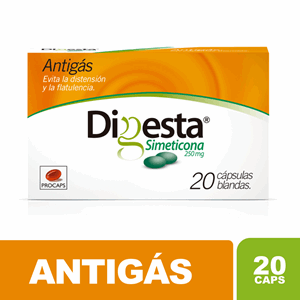 Digesta 250 Mg Caja X 20 Capsulas Blandas - Digesta