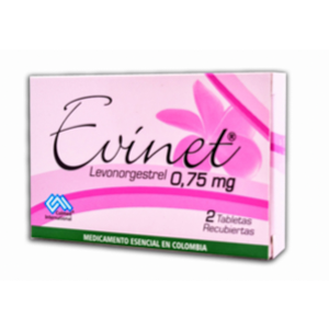 Evinet Colmed 0.75 Mg X 2 Tabletas - Colmed