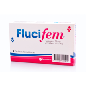 Flucifem 75/1000 Mg Caja X 4 Tabletas Recubiertas - Flucifem