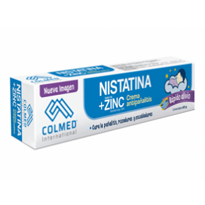 Crema Antipañalitis Nistatina   Oxido De Zinc 100000 Ui / 20% Colmed Tubo X 60 G - Colmed