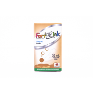 Fortzink 10 Mg/ml Gotas Vainilla X 30 Ml - Fortzinc