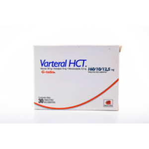 Varteral Hct 160/10/12.5 Mg X 30 Tabletas Recubiertas - Varteral  Proc
