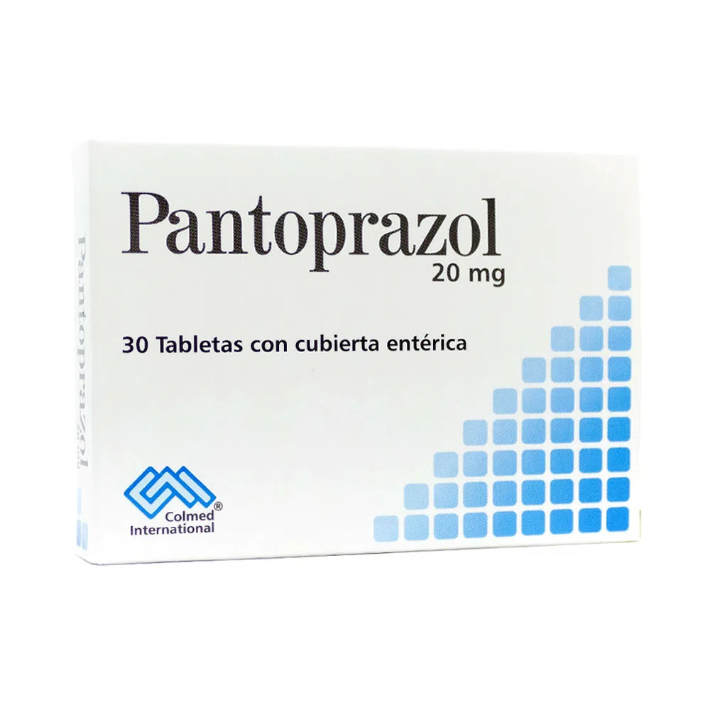Pantoprazol Colmed 20 Mg Caja X 30 Tabletas Con Cubierta Enterica (201328) - Pantoprazol  Colmed