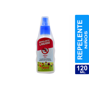 Delete Repelente Liquido Niños Frasco X 120 Ml - Delete