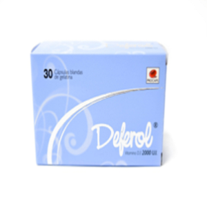 Deferol 2000 Ui Caja X 30 Capsulas Blandas - Deferol