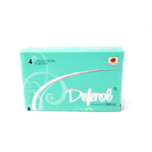 Deferol 7000 Ui Caja X 4 Capsulas Blandas. - Deferol