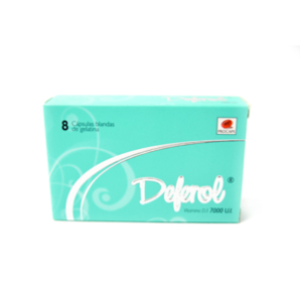 Deferol 7000 Ui Caja X 8 Capsulas Blandas - Deferol