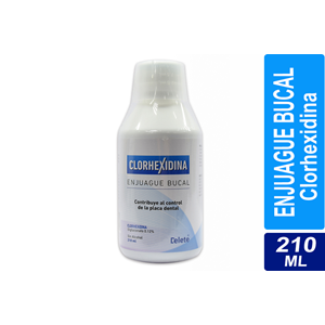 Clorhexidina Enjuague Bucal Sin Alcohol Frasco X 210 Ml - Delete