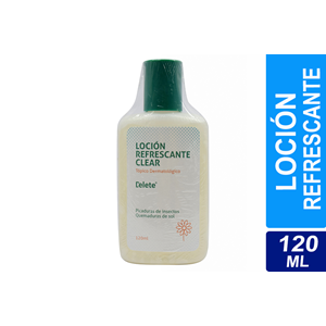 Delete Locion Refrescante Clear Frasco X 120 Ml - Delete