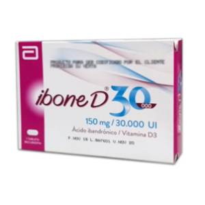 Ibone D 150 Mg/30.000 Ui Caja X 1 Tableta Recubierta (202668) - Ibone  D