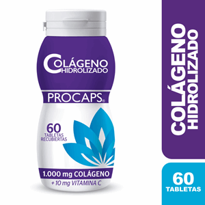 Colageno Hidrolizado 1000 Mg Procaps Frasco X 60 Tabletas Recubiertas S/dietario - Procaps