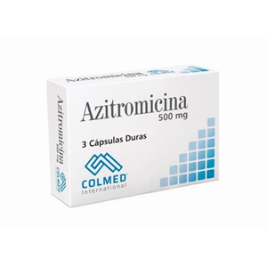 Azitromicina Colmed 500 Mg Caja X 3 Capsulas Duras - Colmed
