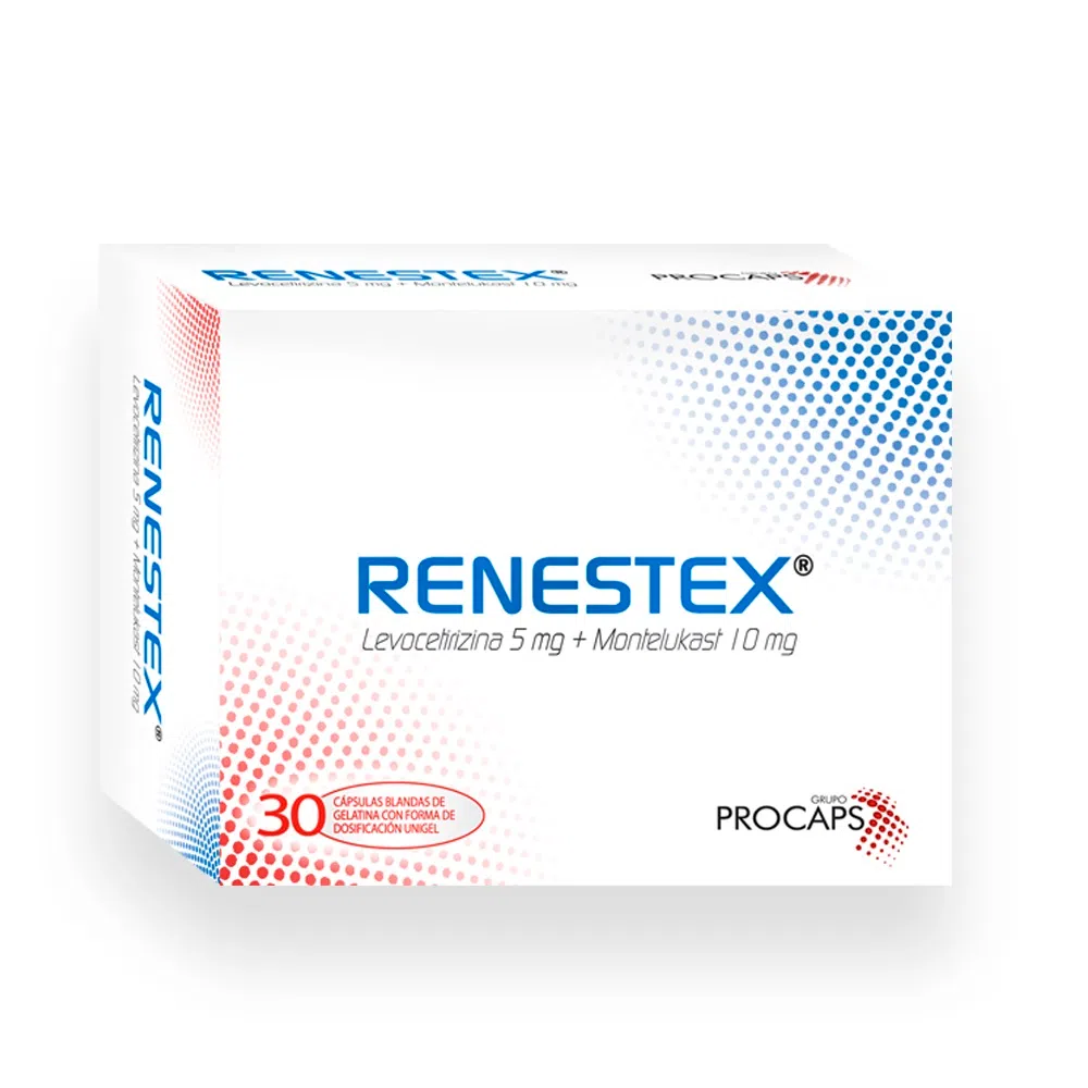 Renestex 5 / 10 Mg Caja X 30 Capsulas Blandas Unigel - Renestex