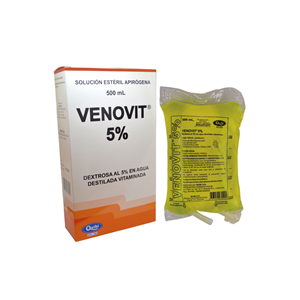 Venovit Al 5% Agua Destilada Bolsa X 500 Ml - Venovit
