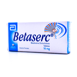 Betaserc 16 Mg X 20 Tabletas. - Betaserc