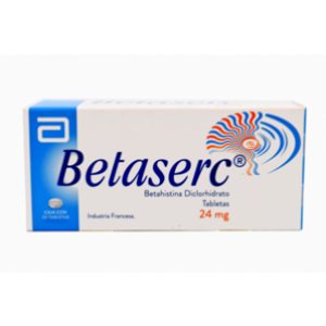 Betaserc 24 Mg Caja X 20 Tabletas - Betaserc
