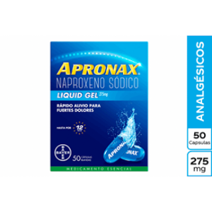 Apronax Liquid Gel 275mg Caja X 50 Capsulas Liquidas - Apronax