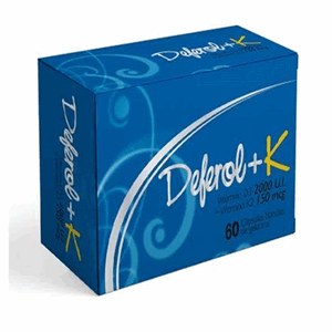 Deferol +k 2000 Ui/150mcg Caja X 60 Capsulas Blandas S/dietario - Sin Asignar