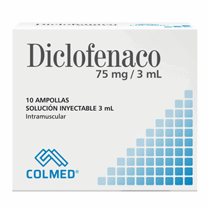 Diclofenaco Colmed 75 Mg/3 Ml Sol Iny Caja X 10 Ampollas - Sin Asignar