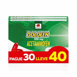Dolofen 500 Mg Caja Pague 30 Lleve 40 Capsulas Liquidas - Sin Asignar