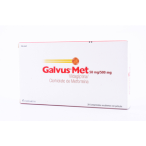 Galvus Met 50 / 500 Mg Caja X 28 Comprimidos - Galvus