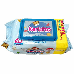 Keridito Toallitas Humedas S/alcohol Flat Pack Paga 50 Lleva 70 Unds Oferta - Sin Asignar