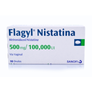 Flagyl Nistatina 500 Mg / 100.000 Ui Caja X 10 Ovulos - Flagyl