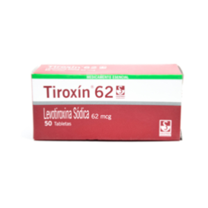 Tiroxin 62 Mcg X 50 Tabletas. - Tiroxin