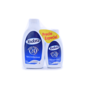 Talco Yodora Antibacterial X 120 G (gratis Talco X 60 G) - Yodora