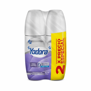 Desodorante Yodora Derma Control Mujer Roll On 2 X 53 G Precio Especial (exclusive Protect) - Yodora