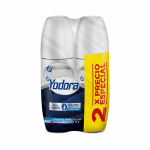 Desodorante Yodora Total Control Hombre Roll On 2 X 53 G Precio Especial - Yodora