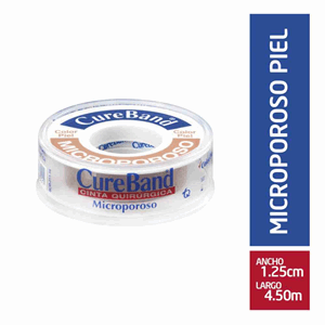 Esparadrapo Cureband Color Piel Carrete 1/2 X 5 Ydas - Cure Band