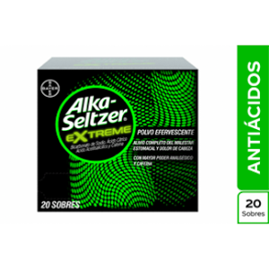 Alka Seltzer Extreme X 20 Sobres - Alka  Seltzer