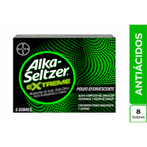 Alka Seltzer Extreme X 8 Sobres - Alka  Seltzer