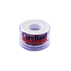 Esparadrapo Cure Band Microporoso Color Piel 1/2 X 3  Yardas - Cure Band