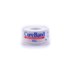 Esparadrapo Cure-band Tela Carrete 1/2 X 1 Y - Cure  Band