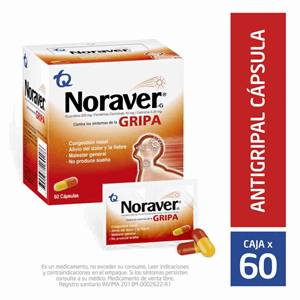 Noraver G Gripa Caja X 60 Capsulas. - Noraver