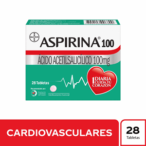 Aspirina 100 Mg Caja X 28 Tabletas - Aspirina
