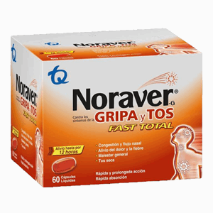 Noraver G Gripa Fast Total  Caja X 60 Capsulas - Noraver