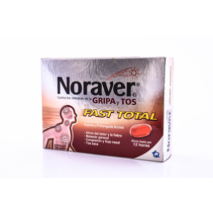 Noraver G Gripa Fast Total X 12 Capsulas. - Noraver