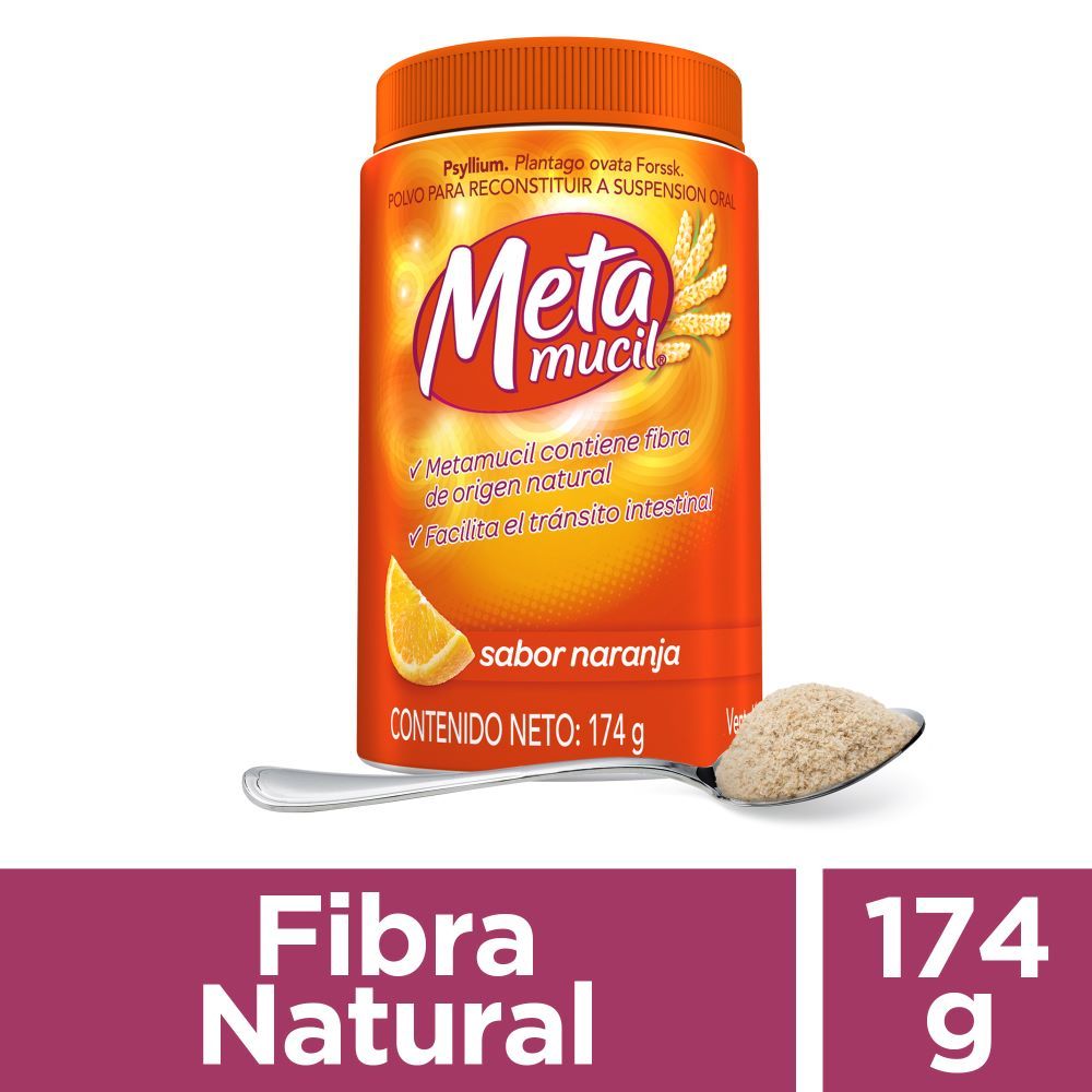 Metamucil Polvo Reconstituir A Suspención Oral Frasco X 174 G - Metamucil