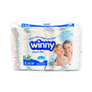 Pañal Winny Ultratrim Sec Etapa 5 Xxg X 50 Unidades - Winny