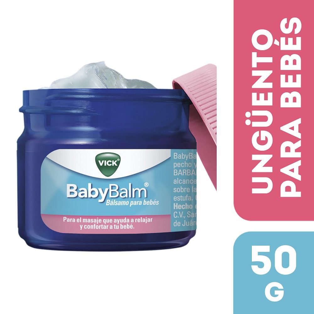 Vick Baby Balm Frasco X 50 G Balsamo Para Bebes - Vick 