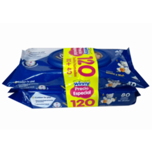 Toallas Humedas Winny Avena Y Miel X 80 Unidades   40 Unidades (precio Especial) - Winny