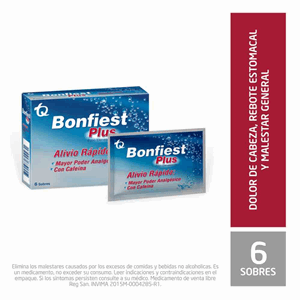 Bonfiest Plus Caja X 6 Sobres - Bonfiest